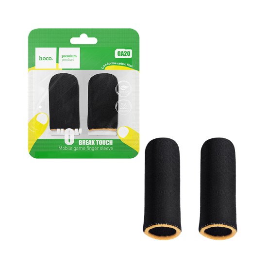 Hoco GA20 Magic Claw Carbon Fiber Gaming Finger Set 2PC Black